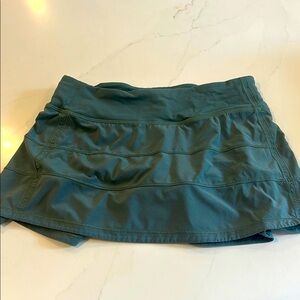 Greenish Grey Lululemon Athletic Skirt